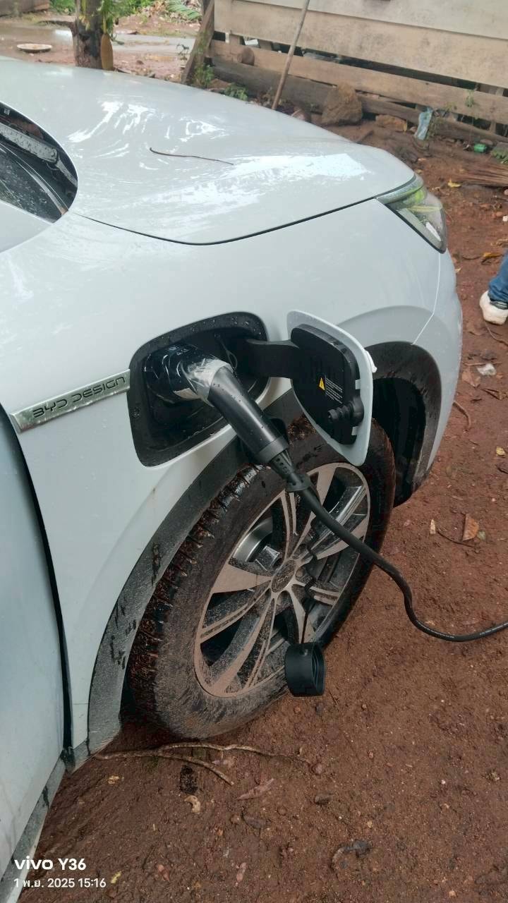 ติดตั้งเครื่องชาร์จรถ BYD ประจวบ