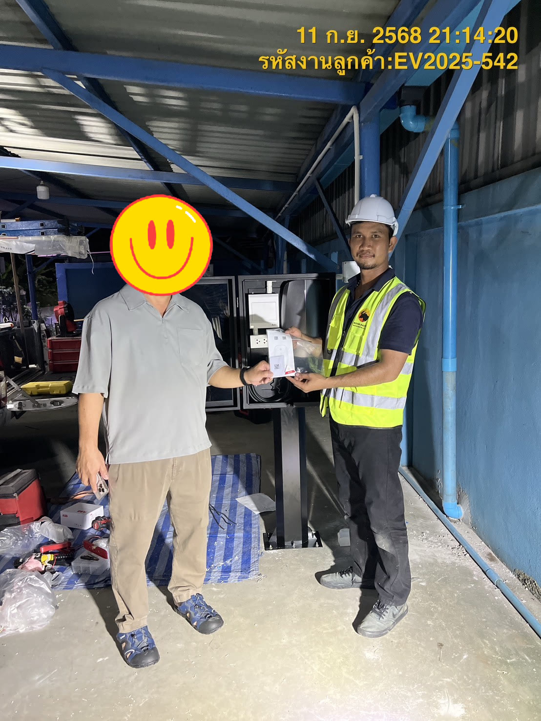 ติดตั้งที่ชาร์จรถ MG ปทุมธานี - Moose Master รับติดตั้ง Wall Charger/EV Charger