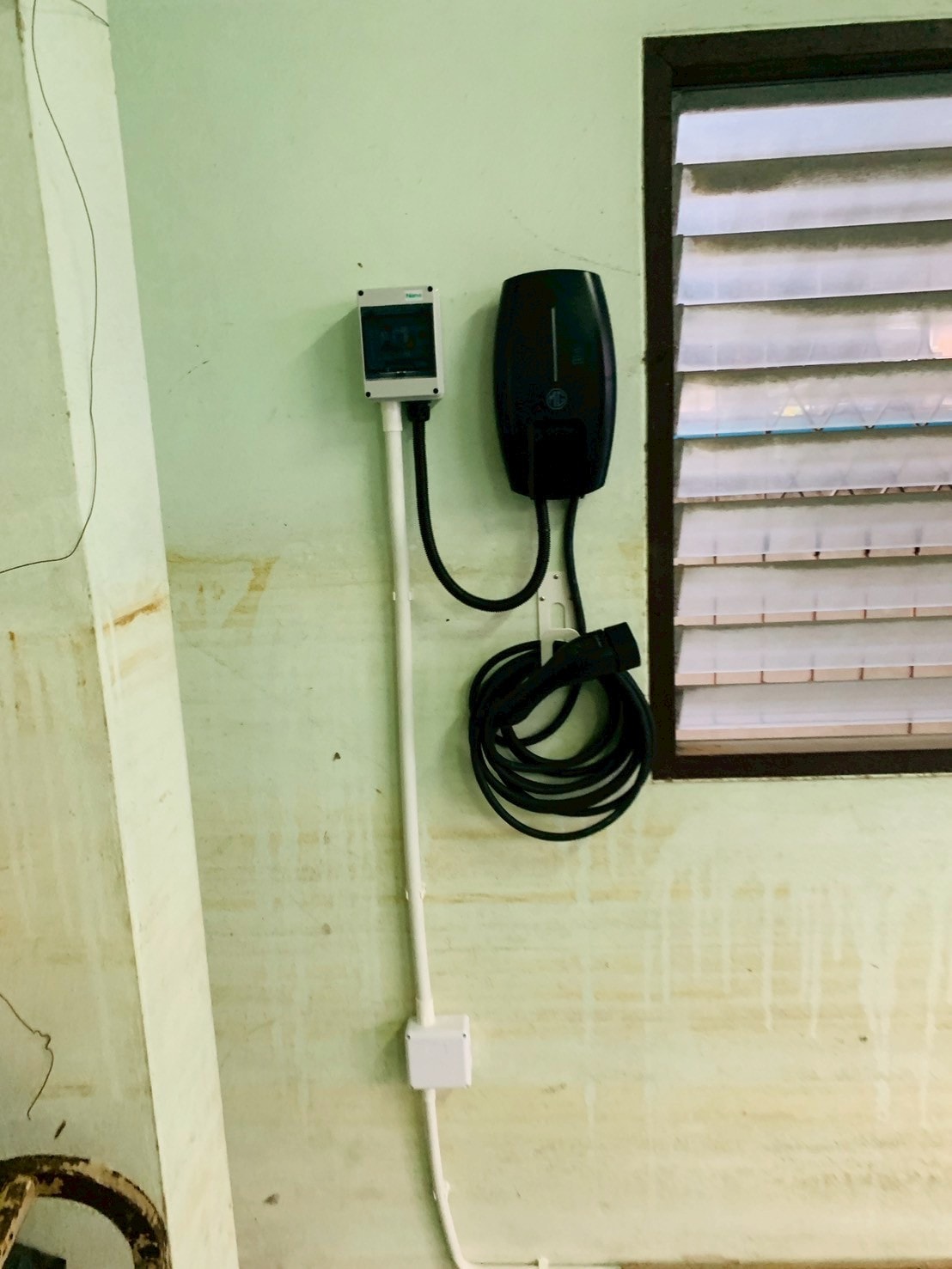 ติดตั้งที่ชาร์จรถ MG นครสวรรค์ - Moose Master รับติดตั้ง Wall Charger/EV Charger