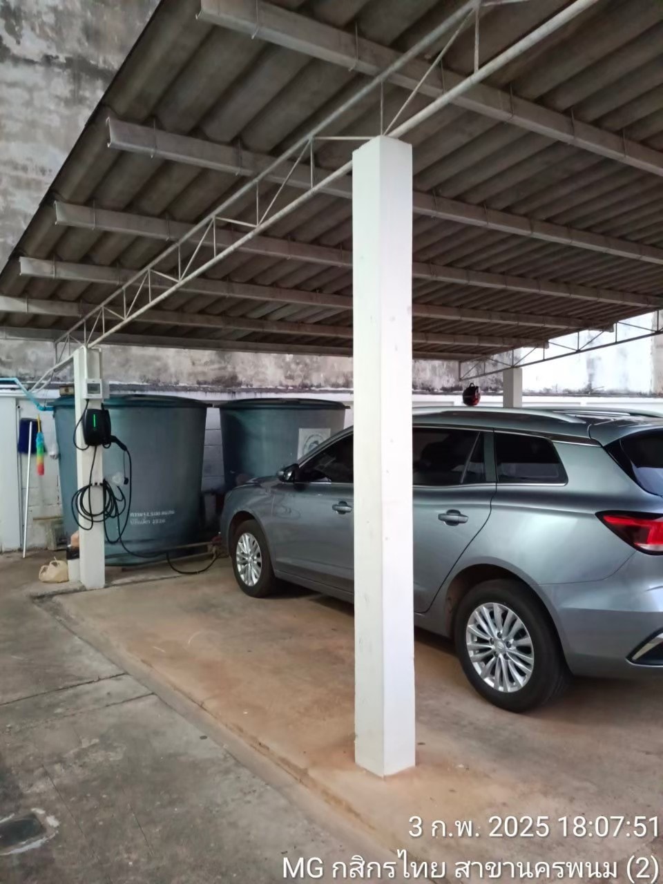 ติดตั้งที่ชาร์จรถ EV กสิกร นครพนม - Moose Master รับติดตั้ง Wall Charger/EV Charger