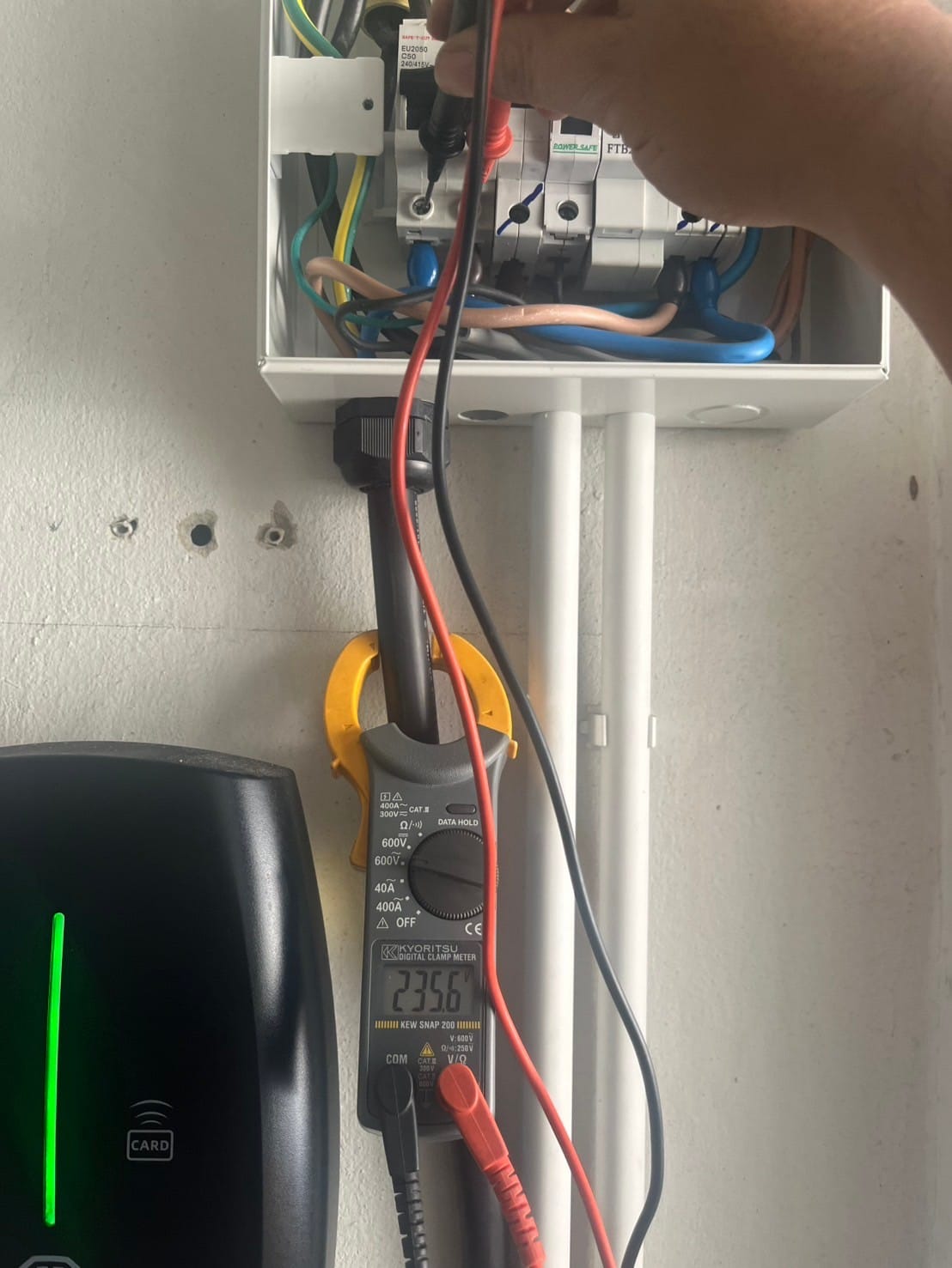 ติดตั้งที่ชาร์จรถ EV กฟผ จ.สระบุรี - Moose Master รับติดตั้ง Wall Charger/EV Charger