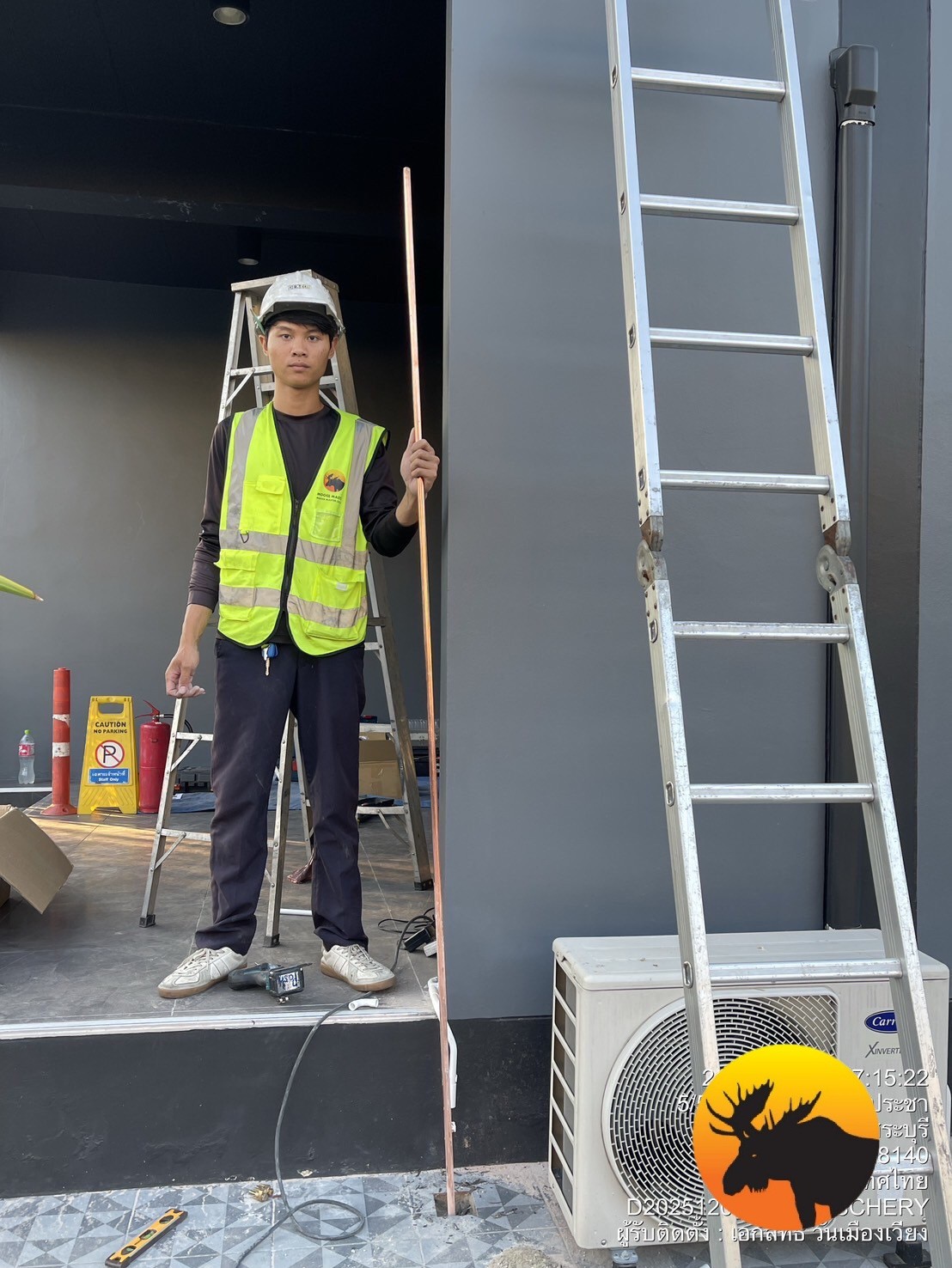 ติดตั้ง EV CHARGER บ้านลูกค้า