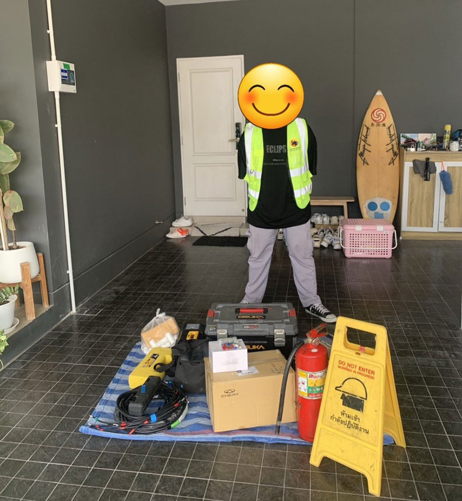 ติดตั้ง EV Charger รถ CHERY ที่ระยอง