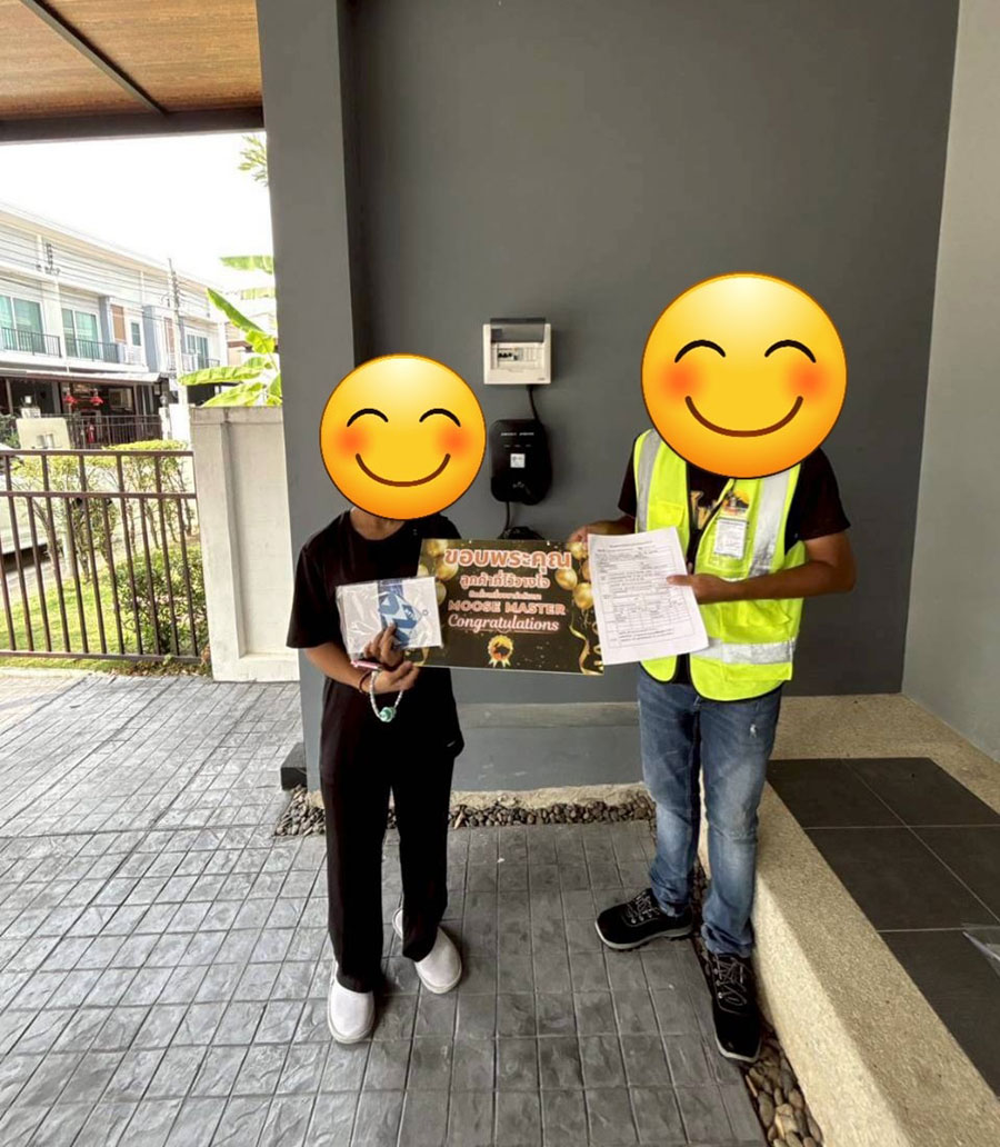 ติดตั้ง EV Charger ลูกค้าจากกรุงเทพมหานคร