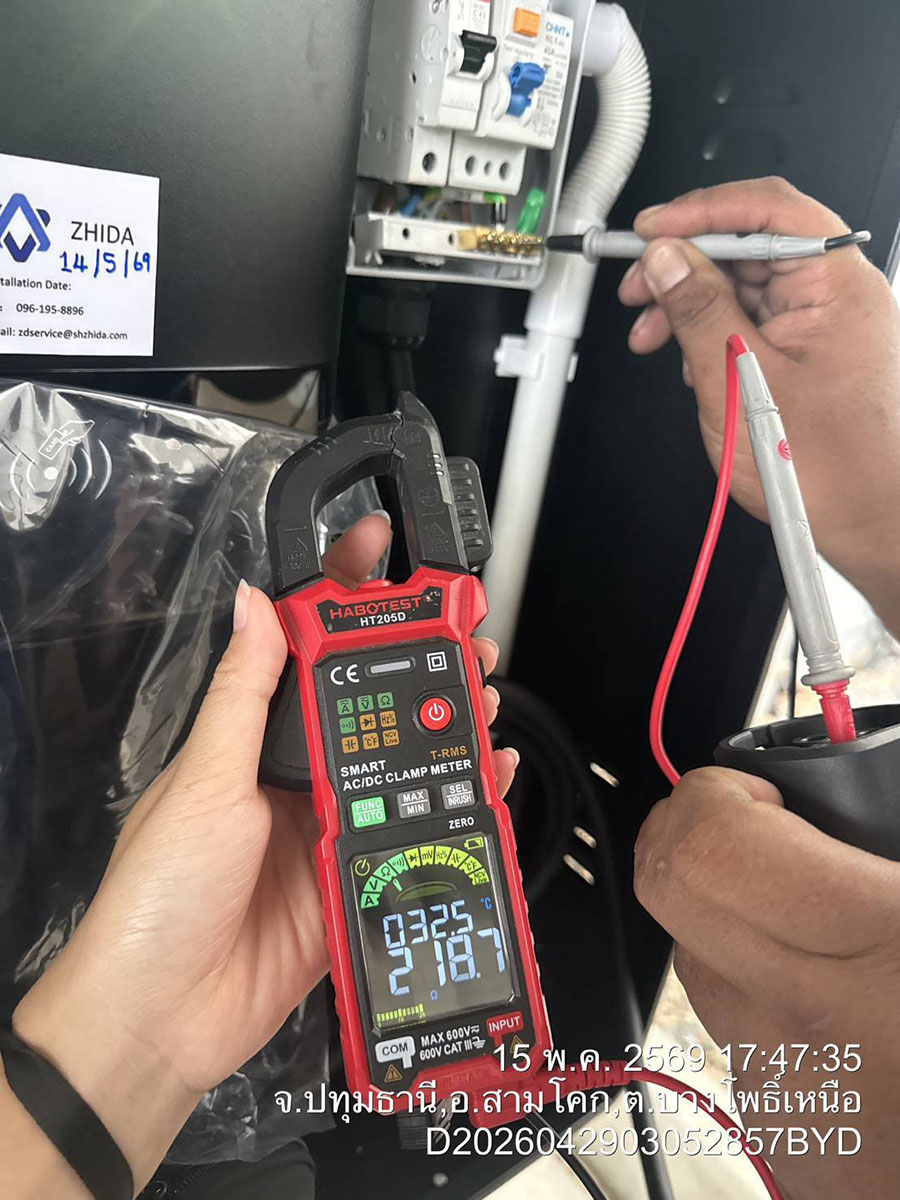 ติดตั้ง EV Charger ลูกค้าจากนครปฐม
