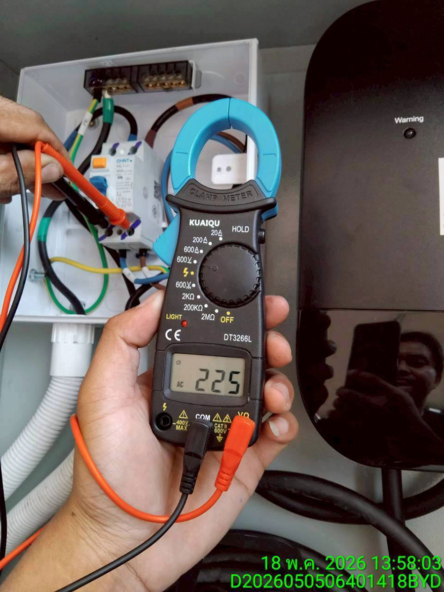 ติดตั้ง EV Charger ลูกค้าจากกรุงเทพมหานคร